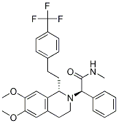 (R)-2-((S)-6,7-diMethoxy-1-(4-(trifluoroMethyl)phenethyl)-3,4-dihydroisoquinolin-2(1H)-yl)-N-Methyl-2-phenylacetaMide CAS#: 1266467-63-3