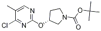 (R)-3-(4-Chloro-5-methyl-pyrimidin-2-yloxy)-pyrrolidine-1-carboxylic acid tert-butyl ester CAS#: 1261235-31-7