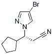 (R)-3-(4-broMo-1H-pyrazol-1-yl)-3-cyclopentylpropanenitrile CAS#: 1146629-83-5