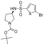 (R)-3-(5-Bromo-thiophene-2-sulfonylamino)-pyrrolidine-1-carboxylic acid tert-butyl ester CAS#: 1261235-40-8