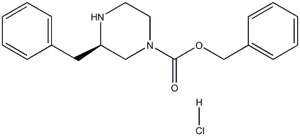 (R)-Benzyl 3-benzylpiperazine-1-carboxylate hydrochloride CAS#: 1217753-37-1