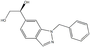 (S)-1-(1-benzyl-1H-indazol-6-yl)ethane-1,2-diol CAS#: 1247001-61-1