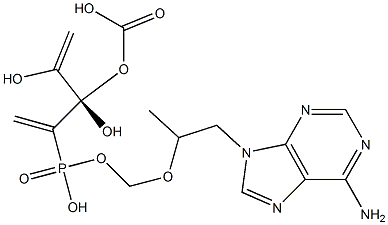 (S)-(((1-(6-aMino-9H-purin-9-yl)propan-2-yloxy)Methyl)phosphoryl)bis(oxy)bis(Methylene) isopropyl dicarbonate CAS#: 1280130-08-6