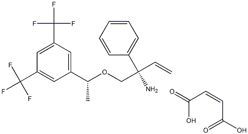 (S)-1-((R)-1-(3,5-bis(trifluoroMethyl)phenyl)ethoxy)-2-phenylbut-3-en-2-aMine Maleic acid CAS#: 1214741-14-6