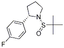 (S)-1-((S)-tert-butylsulfinyl)-2-(4-fluorophenyl)pyrrolidine CAS#: 1218989-54-8