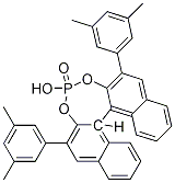 S-3,3'-Bis(3,5-bis(methyl)phenyl)-1,1'-binaphthyl-2,2'-diyl hydrogenphosphate CAS#: 1170736-59-0