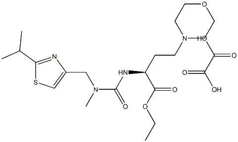 (S)-Ethyl-2-(3-((2-isopropylthiazol-4-yl)Methyl)-3-Methylureido)-4-Morpholinobutanoate oxalate CAS#: 1247119-36-3