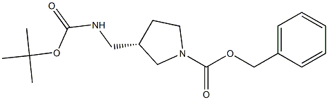 (S)-N-Cbz-3-N-Boc-aminomethyl-pyrrolidine CAS#: 1217708-58-1