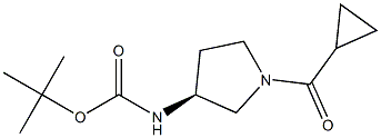 (S)-tert-butyl (1-(cyclopropanecarbonyl)pyrrolidin-3-yl)carbamate CAS#: 1286209-11-7