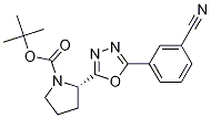 (S)-tert-butyl 2-(5-(3-cyanophenyl)-1,3,4-oxadiazol-2-yl)pyrrolidine-1-carboxylate CAS#: 1260605-21-7