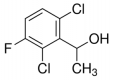 Structure of 1-(2,6-Dichloro-3-fluorophenyl)ethanol CAS 756520-66-8