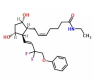 Structure of Tafluprost ethyl amide CAS 1185851-52-8