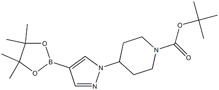 TERT-BUTYL 4-(4-(4,4,5,5-TETRAMETHYL-1,3,2-DIOXABOROLAN-2-YL)-1H-PYRAZOL-1-YL)PIPERIDINE-1-CARBOXYLATE CAS#: 1265484-33-0