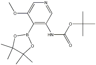TERT-BUTYL 5-METHOXY-4-(4,4,5,5-TETRAMETHYL-1,3,2-DIOXABOROLAN-2-YL)PYRIDIN-3-YLCARBAMATE CAS#: 1105675-61-3