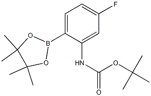 TERT-BUTYL5-FLUORO-2-(4,4,5,5-TETRAMETHYL-1,3,2-DIOXABOROLAN-2-YL)PHENYLCARBAMATE CAS#: 1186637-38-6