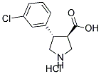 (TRANS)-4-(3-CHLORO-PHENYL)-PYRROLIDINE-3-CARBOXYLIC ACID-HCL CAS#: 1284228-59-6