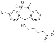 Tianeptine Metabolite MC5-d4 Methyl Ester CAS#: 1216799-00-6