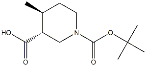 Trans-1-(Tert-Butoxycarbonyl)-4-Methylpiperidine-3-Carboxylic Acid CAS#: 1271810-25-3