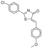 (Z)-2-(4-Chlorophenyl)-5-(4-Methoxybenzylidene)-5H-thiazol-4-one CAS#: 1272519-89-7