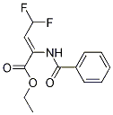 (Z)-Ethyl 2-benzaMido-4,4-difluorobut-2-enoate CAS#: 1083005-83-7