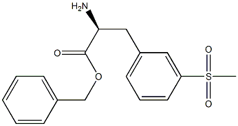 benzyl (S)-2-amino-3-(3-(methylsulfonyl)phenyl)propanoate CAS#: 1194550-59-8