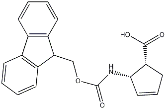 cis-2-(((9H-fluoren-9-yl)methoxy)carbonylamino)cyclopent-3-ene-1-carboxylic acid CAS#: 1212278-30-2