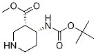 cis-4-Boc-aMino-piperidine-3-carboxylic acidMethyl ester CAS#: 1217684-50-8