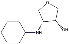 cis-4-(cyclohexylamino)tetrahydrofuran-3-ol CAS#: 1178026-71-5