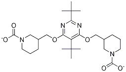 ditert-butyl3,3'-(pyriMidine-4,6-diylbis(oxy))bis(Methylene)dipiperidine-1-carboxylate CAS#: 1353972-84-5
