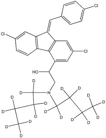 dl-Benflumelol-d18 CAS#: 1185240-53-2
