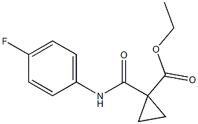 ethyl 1-((4-fluorophenyl)carbaMoyl)cyclopropanecarboxylate CAS#: 1245931-90-1