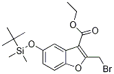 ethyl 2-(broMoMethyl)-5-(tert-butyldiMethylsilyloxy)benzofuran-3-carboxylate CAS#: 1150103-41-5