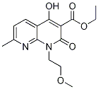 ethyl 4-hydroxy-1-(2-methoxyethyl)-7-methyl-2-oxo-1,2-dihydro-1,8-naphthyridine-3-carboxylate CAS#: 1253791-96-6