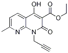 ethyl 4-hydroxy-7-methyl-2-oxo-1-(prop-2-ynyl)-1,2-dihydro-1,8-naphthyridine-3-carboxylate CAS#: 1253791-04-6