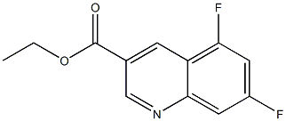 ethyl 5,7-difluoroquinoline-3-carboxylate CAS#: 1296950-83-8