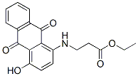 ethyl N-(9,10-dihydro-4-hydroxy-9,10-dioxo-1-anthryl)-beta-alaninate CAS#: 70321-15-2