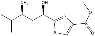 methyl 2-((1R,3S)-3-amino-1-hydroxy-4-methylpentyl)thiazole-4-carboxylate CAS#: 1265905-21-2