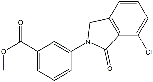 methyl 3-(7-chloro-1-oxoisoindolin-2-yl)benzoate CAS#: 1245646-74-5