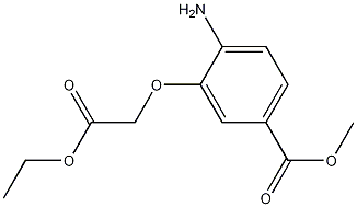 methyl 4-amino-3-(2-ethoxy-2-oxoethoxy)benzoate CAS#: 1096309-38-4