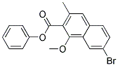 phenyl 7-bromo-1-methoxy-3-methyl-2-naphthoate CAS#: 1083181-76-3