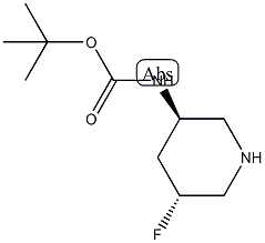rel-(3r,4r)-3-(boc-amino)-5-fluoropiperidine CAS#: 1363378-07-7