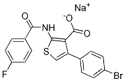 sodiuM 4-(4-broMophenyl)-2-(4-fluorobenzaMido)thiophene-3-carboxylate CAS#: 1133104-47-8