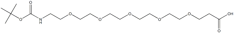 t-Boc-N-amido-PEG5-acid No. CAS: 1347750-78-0