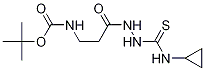tert-Butyl 3-(2-(cyclopropylcarbamothioyl)hydrazinyl)-3-oxopropylcarbamate CAS#: 1359703-88-0