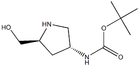 tert-Butyl ((3R,5S)-5-(hydroxyMethyl)pyrrolidin-3-yl)carbaMate CAS#: 1264243-41-5
