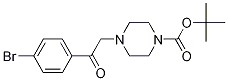 tert-Butyl 4-(2-(4-bromophenyl)-2-oxoethyl)piperazine-1-carboxylate CAS#: 1291487-19-8