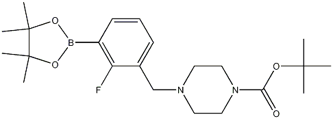 tert-Butyl 4-(2-fluoro-3-(4,4,5,5-tetramethyl-1,3,2-dioxaborolan-2-yl)benzyl)piperazine-1-carboxylat95% CAS#: 1256360-53-8