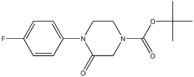 tert-Butyl 4-(4-fluorophenyl)-3-oxopiperazine-1-carboxylate CAS#: 1284243-44-2