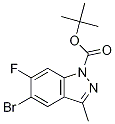 tert-Butyl 5-broMo-6-fluoro-3-Methyl-1H-indazole-1-carboxylate CAS#: 1187927-88-3