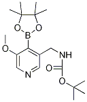 tert-Butyl (5-methoxy-4-(4,4,5,5-tetramethyl-1,3,2-dioxaborolan-2-yl)pyridin-3-yl)methylcarbamate CAS#: 1247726-98-2